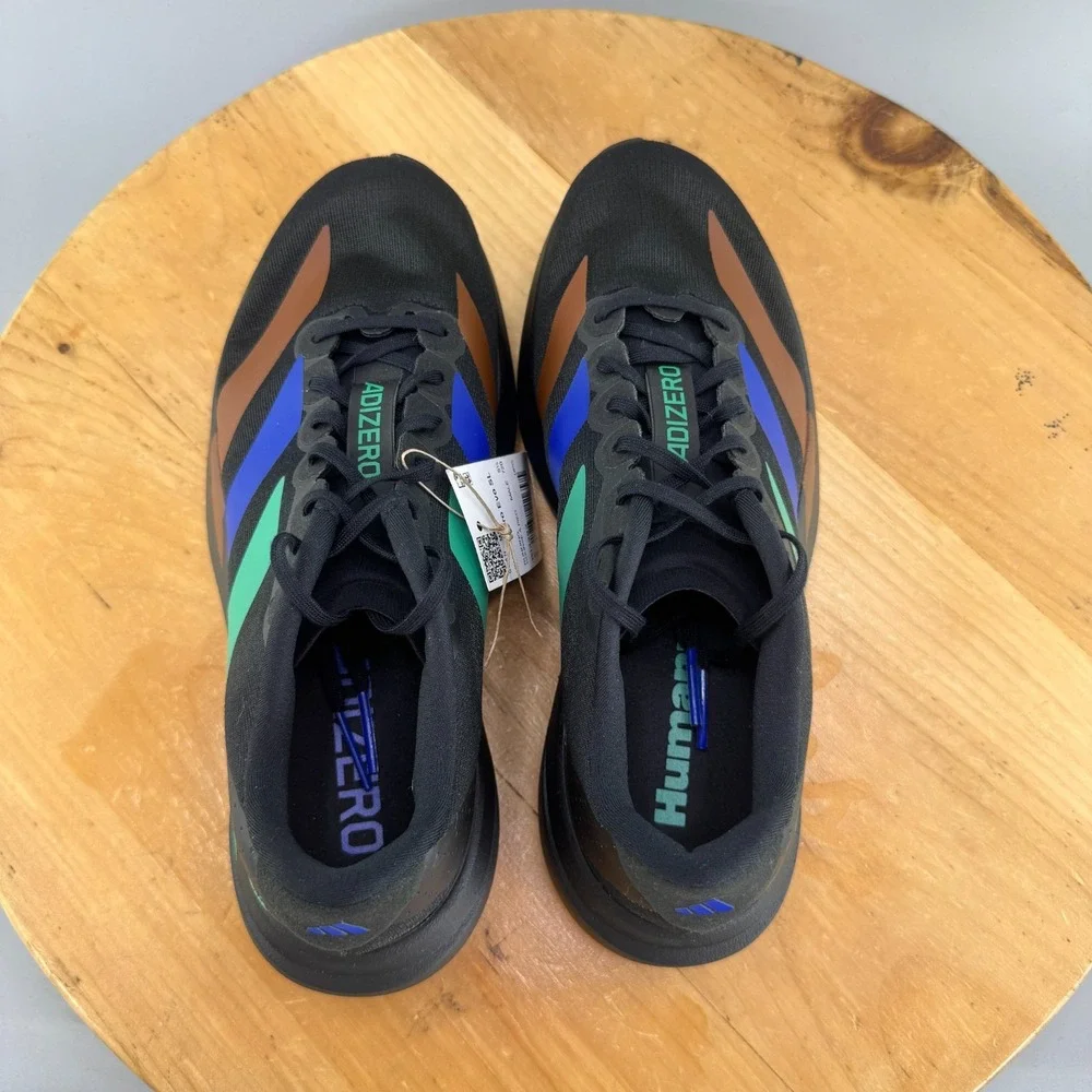 Mens 6 / Womens 7 - Adidas Adizero Evo SL Pharrell HumanRace Shoes Black NEW